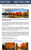 Quebec Fall Colors